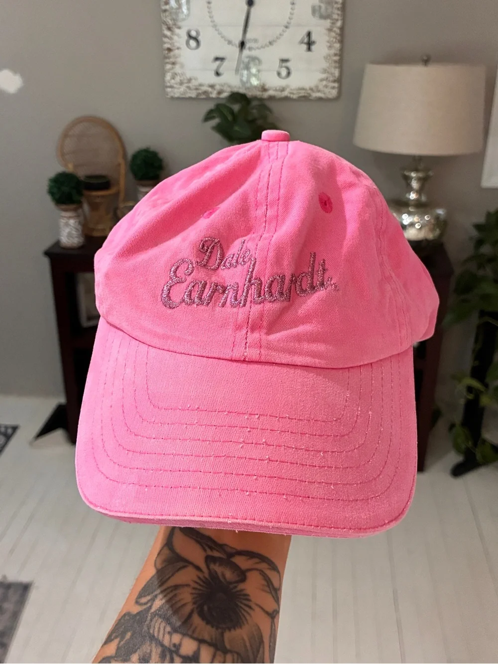 Vintage NASCAR Chase Authentics Pink Dale Earnhardt Jr. Kids Cap Hat